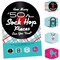Big Dot of Happiness 50’s Sock Hop - 1950s Rock N Roll Party Scavenger Hunt - 1 Stand and 48 Game Pieces - Hide and Find Game